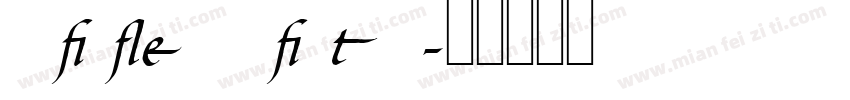 Bible Script T字体转换
